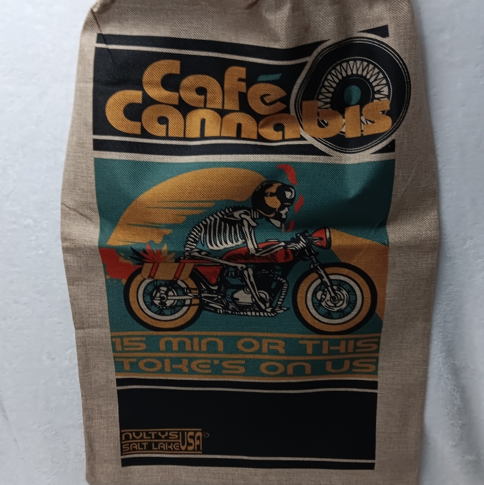 Novelty Drawing Burlap Bag